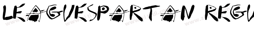LeagueSpartan Regula字体转换